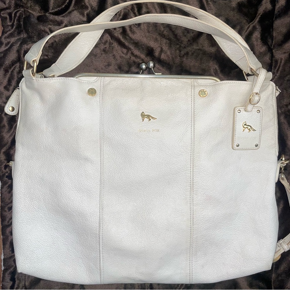 Large Emma Fox Kiss Lock Shoulder Bag Purse!